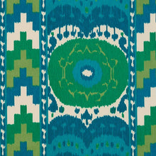 Load image into Gallery viewer, Set of Two Made to Order Schumacher Samarkand Ikat II Side Drapery Panels