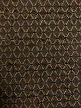 Load image into Gallery viewer, Black Taupe Geometric Diamond Upholstery Fabric STA 4569