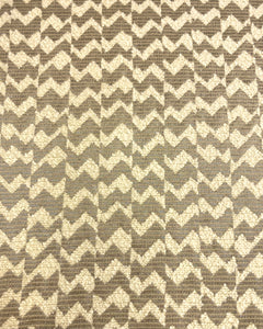 Black Edition Samar Tungsten Textured Boucle Weave Taupe Grey Cream Geometric Upholstery Fabric STA 5123