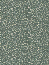 Load image into Gallery viewer, Seafoam Green Beige Cheetah Animal Pattern Cut Velvet Upholstery Fabric