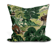 Load image into Gallery viewer, Thibaut Pagoda Trees Pillow