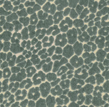 Load image into Gallery viewer, Seafoam Green Beige Cheetah Animal Pattern Cut Velvet Upholstery Fabric