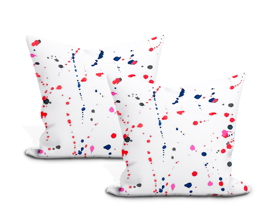 Schumacher Ink Splash Pillow Cover