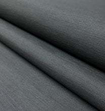 Load image into Gallery viewer, Designer Charcoal Grey Faux Silk Vegan Faux Leather Upholstery Vinyl STA 5143
