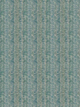 Load image into Gallery viewer, Bella Dura Indoor Outdoor Warmwinds Abstract Aqua Blue Teal Green Upholstery Drapery Fabric FB