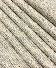 Load image into Gallery viewer, Crypton Cream Grey Brown MCM Mid Century Modern Tweed Upholstery Fabric STA 5103
