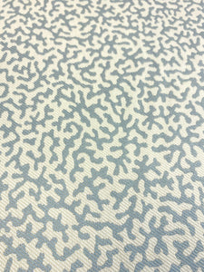 Designer Reversible Blue Cream Coral Pattern Upholstery Drapery Fabric STA 5063