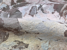 Load image into Gallery viewer, Vintage Mauve Blush Cafe Au Lait Floral Abstract Tapestry Upholstery Fabric