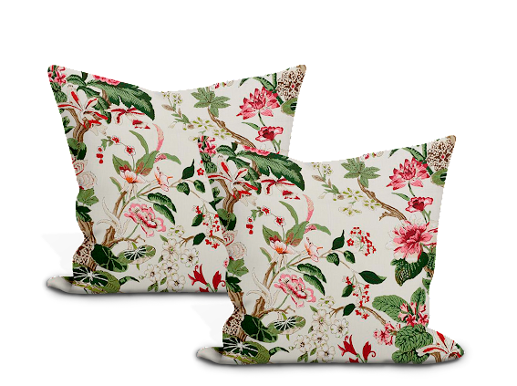 Schumacher Nymphaea Pillow Cover