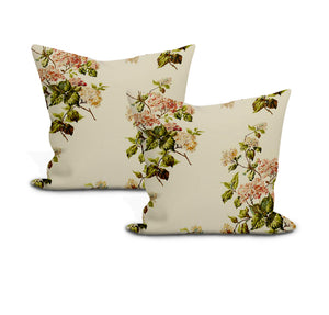 Schumacher summer hydrangea pillow cover