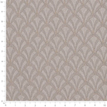 Load image into Gallery viewer, Heavy Duty Art Deco Fan Sage Grey Upholstery Drapery Fabric