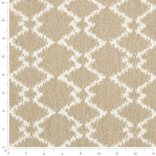 Load image into Gallery viewer, Heavy Duty Beige Cream Ethnic Geometric Upholstery Fabric