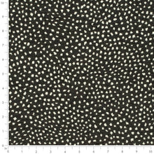 Load image into Gallery viewer, Black White Small Cheetah Upholstery Fabric