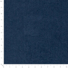 Load image into Gallery viewer, Heavy Duty Fade Resistan Indigo Navy Blue Corduroy Upholstery Fabric