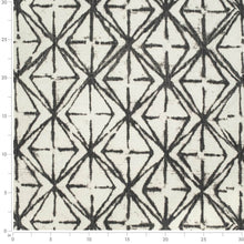 Load image into Gallery viewer, Beige Charcoal Black Abstract Upholstery Fabric