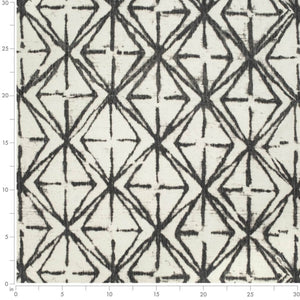 Beige Charcoal Black Abstract Upholstery Fabric