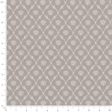 Load image into Gallery viewer, Heavy Duty Floral Diamond Light Grey Taupe Upholstery Drapery Fabric