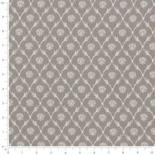 Load image into Gallery viewer, Heavy Duty Floral Diamond Sage Grey Upholstery Drapery Fabric