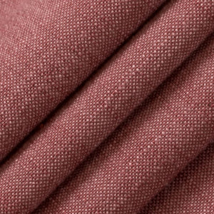 Heavy Duty Peony Red Linen Blend Drapery Upholstery Fabric