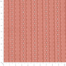 Load image into Gallery viewer, Heavy Duty Victorian Stripe Dusty Rose Upholstery Drapery Fabric