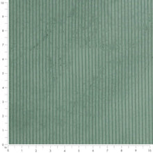 Load image into Gallery viewer, Heavy Duty Fade Resistan Jade Green Corduroy Upholstery Fabric