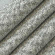 Load image into Gallery viewer, Heavy Duty Seaglass Aqua Brown Linen Blend Drapery Upholstery Fabric