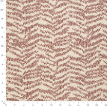 Load image into Gallery viewer, Cream Rusty Red Abstract Upholstery Fabric