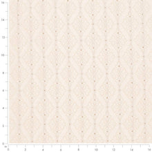 Load image into Gallery viewer, Heavy Duty Damask Diamond Ivory Upholstery Drapery Fabric