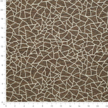 Load image into Gallery viewer, Heavy Duty Cream Brown Red Abstract Animal Pattern Upholstery Fabric