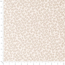 Load image into Gallery viewer, Heavy Duty Cream Grey Ocelot Cheetah Animal Pattern Upholstery Fabric