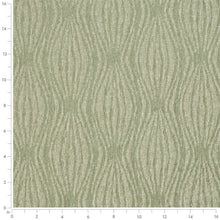 Load image into Gallery viewer, Stain Resistant Sage Green Geometric Chenille Upholstery Drapery Fabric