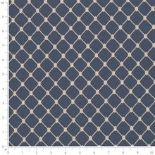 Load image into Gallery viewer, Heavy Duty Tufted Diamond Navy Blue Upholstery Drapery Fabric
