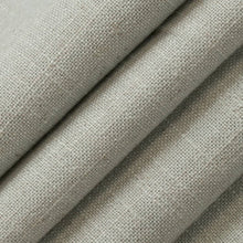 Load image into Gallery viewer, Heavy Duty Speckled Seafoam Aqua Brown Linen Blend Drapery Upholstery Fabric