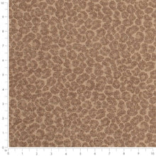 Load image into Gallery viewer, Heavy Duty Wheat Brown Cheetah Chenille Animal Pattern Upholstery Fabric