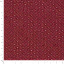 Load image into Gallery viewer, Heavy Duty Small Art Deco Fan Garnet Burgundy Red Upholstery Drapery Fabric