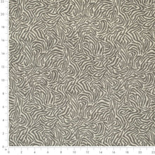 Load image into Gallery viewer, Heavy Duty Cream Grey Abstract Chenille Animal Pattern Upholstery Fabric