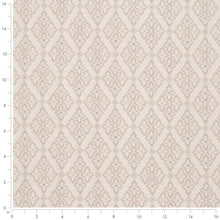 Load image into Gallery viewer, Heavy Duty Damask Diamond Light Grey Taupe Upholstery Drapery Fabric