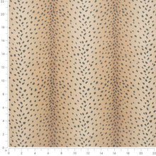 Load image into Gallery viewer, Heavy Duty Beige Black Fawn Animal Pattern Upholstery Fabric