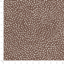 Load image into Gallery viewer, Heavy Duty Brown Off White Small Dot Cheetah Animal Pattern Upholstery Fabric