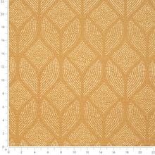 Load image into Gallery viewer, Heavy Duty Fade Resistant Mustard Gold Cream Abstract Upholstery Fabric