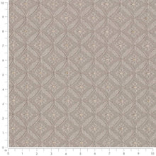 Load image into Gallery viewer, Heavy Duty Victorian Medallion Sage Grey Upholstery Drapery Fabric