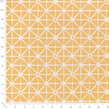 Load image into Gallery viewer, Heavy Duty Mustard Gold Light Grey Abstract Geometric Upholstery Fabric
