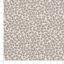 Load image into Gallery viewer, Heavy Duty Cream Grey Cheetah Ocelot Animal Pattern Upholstery Fabric