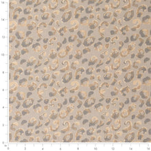 Load image into Gallery viewer, Heavy Duty Grey Mustard Cheetah Animal Pattern Upholstery Fabric