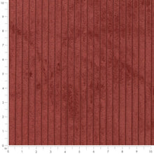 Load image into Gallery viewer, Heavy Duty Fade Resistan Chilli Rusty Brown Corduroy Upholstery Fabric