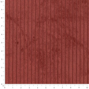 Heavy Duty Fade Resistan Chilli Rusty Brown Corduroy Upholstery Fabric