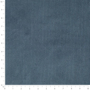 Heavy Duty Fade Resistan Cornflower Blue Corduroy Upholstery Fabric