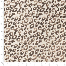 Load image into Gallery viewer, Heavy Duty Beige Brown Cheetah Animal Pattern Upholstery Fabric