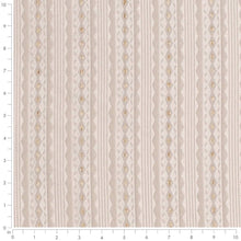 Load image into Gallery viewer, Heavy Duty Victorian Stripe Light Grey Taupe Upholstery Drapery Fabric