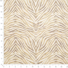Load image into Gallery viewer, Heavy Duty Cream Mustard Taupe Animal Pattern Upholstery Fabric